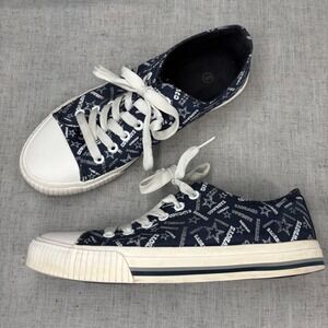Foco Dallas Cowboys Low Top Sneakers Women's‎ Size 9 Canvas Casual Shoes